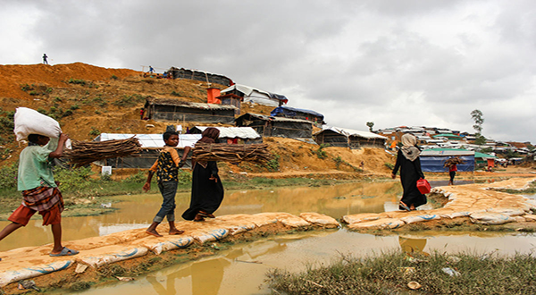 Rohingya Crisis: Monsoon Flood Cuts Off Camp in Bangladesh Rohingya Crisis: Monsoon Flood Cuts Off Camp in Bangladesh